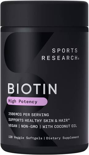 美国代购Biotin Infused with Organic Virgin Coconut Oil - (12