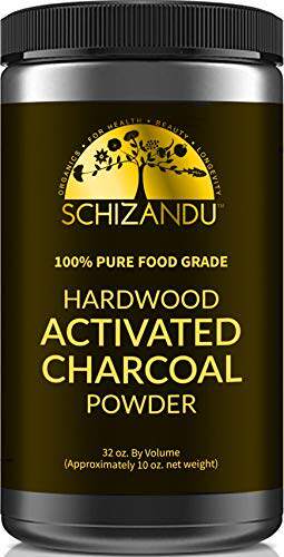 Schizandu Organics Activated Hardwood Charcoal Powder, Vegan