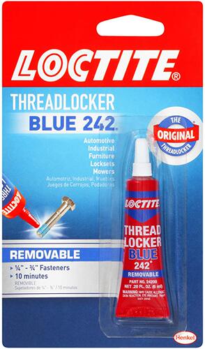 美国代购Loctite Heavy Duty Threadlocker, 0.2 oz, Blue 242
