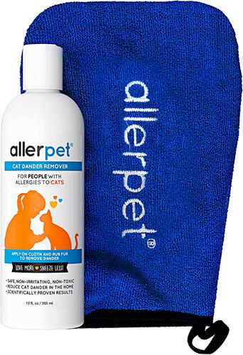 美国代购 Allerpet Cat Dander Remover w/Free Applicator Mitt