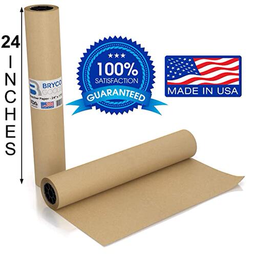 Brown Kraft Butcher Paper Roll - Long 24 Inch x 175 Feet (21