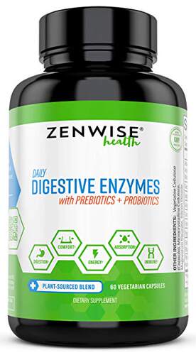 Digestive Enzymes Plus Prebiotics & Probiotics - Natural Sup