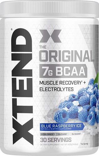 XTEND Original BCAA Powder Blue Raspberry Ice | Sugar Free P