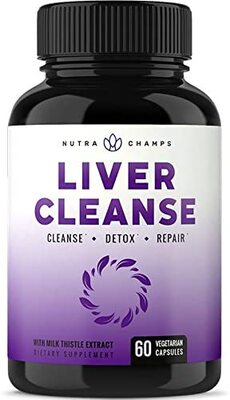 Liver Cleanse Detox & Repair Formula - 25+ Herbs: Milk Thist
