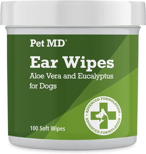 美国代购Pet MD - Dog Ear Cleaner Wipes - Otic Cleanser for D