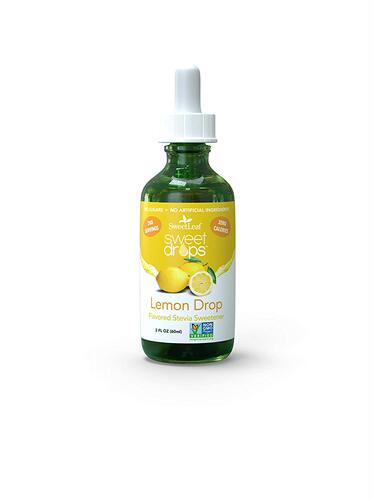 美国代购SweetLeaf Liquid Stevia, Lemon Drop 2 fl oz (60 ml)