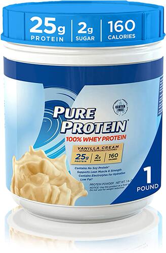 美国代购Pure Protein Powder, Whey, High Protein, Low Sugar,