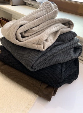 柜上货 品质羊毛山本裤 一条过冬气场长腿松紧腰高腰显瘦阔腿长裤