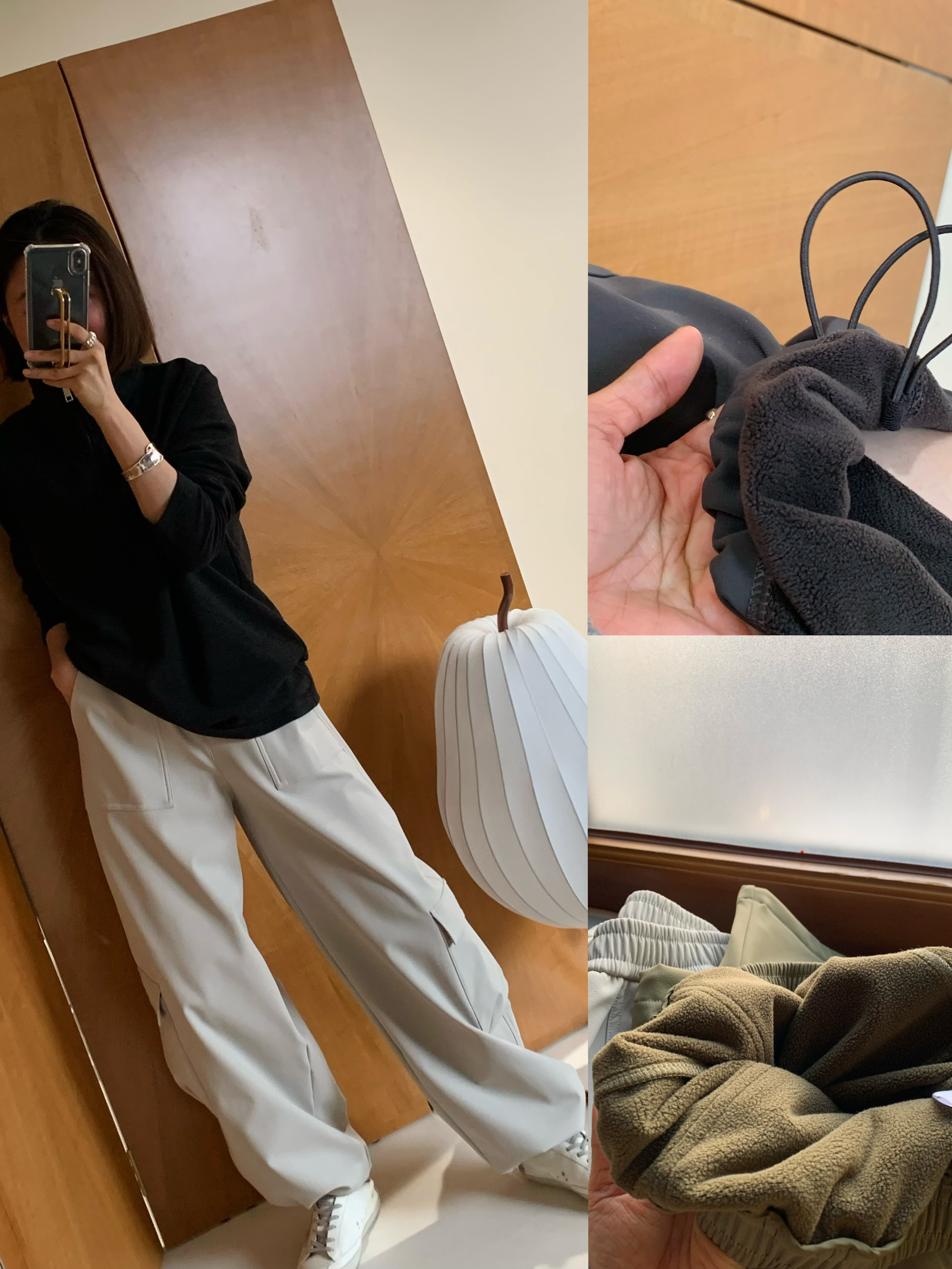 推荐！好裤子防风面料工装裤加绒两穿裤脚抽绳工装裤加厚女休闲裤,女装/女士精品,时尚工装裤,淘宝优惠券,粉丝福利购,淘宝优惠卷