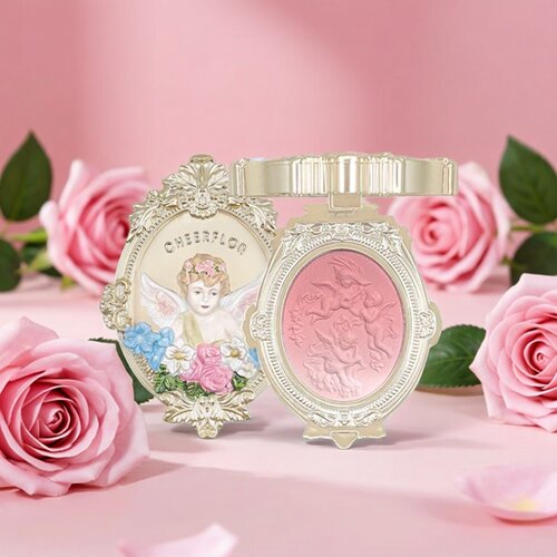cheerflor天使浮雕腮红裸妆渐变