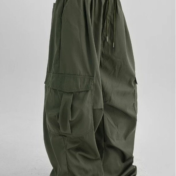韩国代购25A/W  (Unisex) Cargo Two-way Banding Pants工装裤