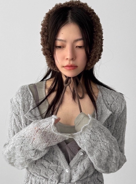 韩国代购25F/W fluffy fur earmuff 毛绒护耳 耳包