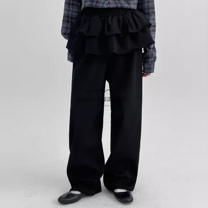 LayeredCancanSkirtPants