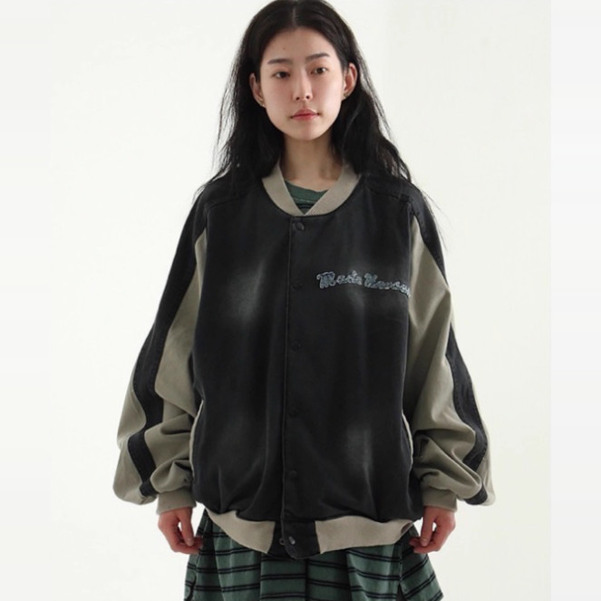 embroiderydenimjumper夹克