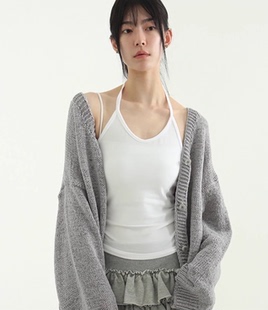 halter neck string 韩国代购 top silket sleeveless 吊带背心