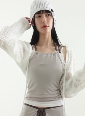 韩国代购24 silket piping halter neck sleeveless top 吊带背心