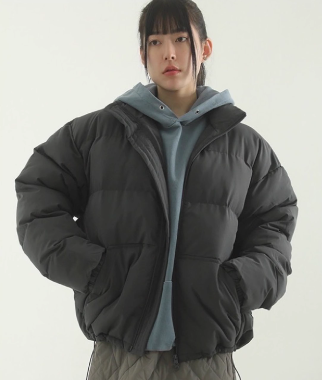 韩国代购23F/W oversize padding jumper (unisex) 棉服外套