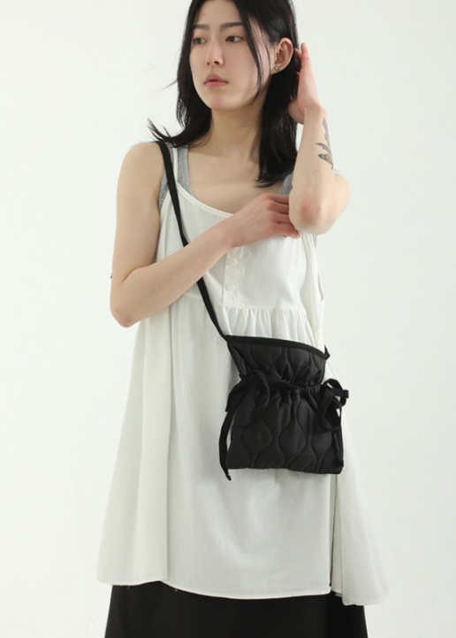 韩国代购纯色中长款吊带背心