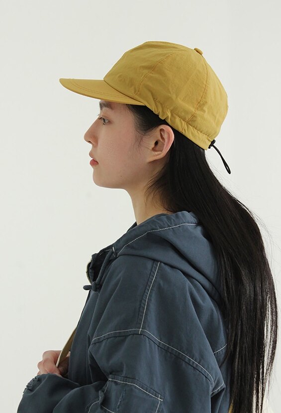 韩国轻薄抽绳野营帽男女同款