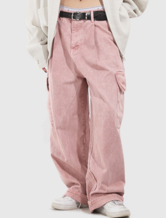 韩国代购22F/W Pigment Cargo_Pants [3color] 做旧工装长裤