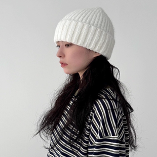 snow golgi beanie 筒帽 韩国代购 竖纹针织冷帽 25F