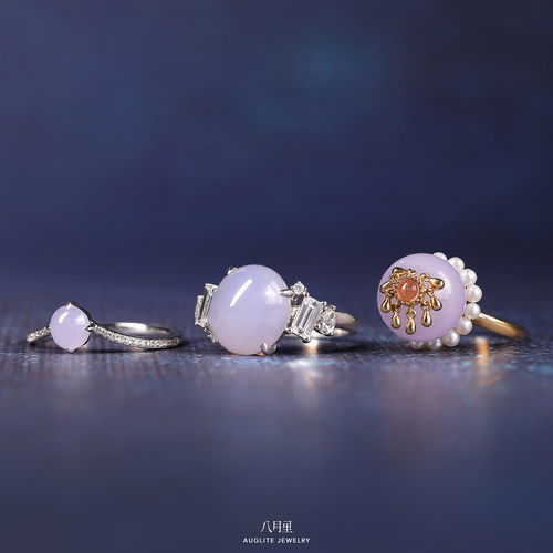 日常百搭性价比高紫翡戒指