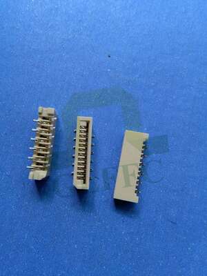 FPCFFC软排线连接器 1.0 8/12/ 18/26针 立贴无锁 交错位