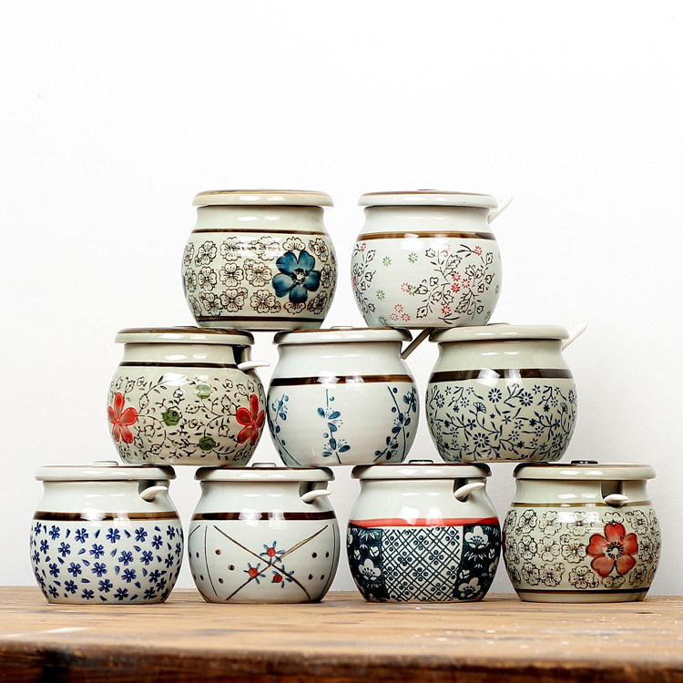 Cruet soy sauce tall ewer with a spout Japanese A gentle wind Salt shaker MSG tank Sugar Jar Ceramic pot Condiment pot 3in the Kitchen/Cooking utensils , Kitchen Gadgets/Kitchen storage , Storage jars/Kitchen storage containers , Seasoning bottles  category - from Buy2taobao.com to provide professional Taobao agent buy service