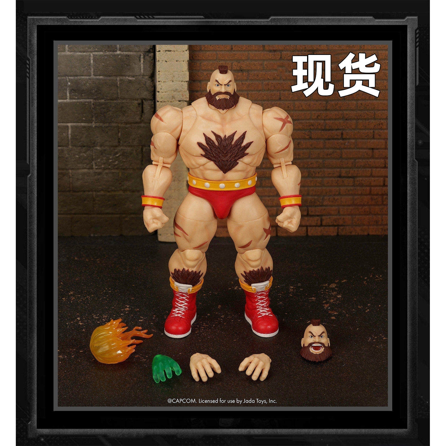 Jada toys 街头霸王2  1/12 桑吉尔夫 隆 肯  6寸 可动手办