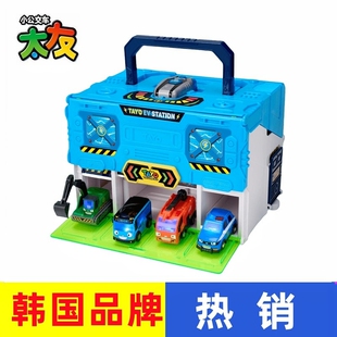 韩国tayo太友小公交车警车遥控车宝宝公共巴士4岁汽车玩具男孩3岁