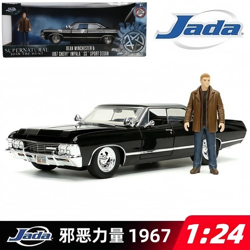 Jada邪恶力量1967雪佛兰Impala SS合金车模汽车.模型 含人偶 1:24