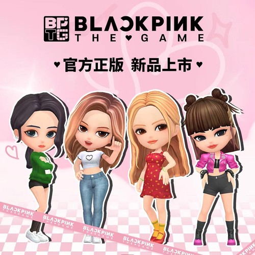 官方正版BLACKPINK粉墨BPTG应援棒粉锤MOON FESTA卡片钥匙扣抱枕