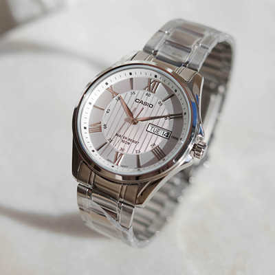 卡西欧男士指针时尚休闲防水