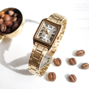 V007G 女表LTP 罗马数字手表方形防水复古经典 卡西欧CASIO新品