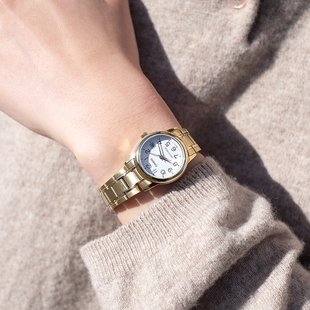 V002G 手表LTP 7B2 金色大数字日期石英时尚 Casio卡西欧手表女正品