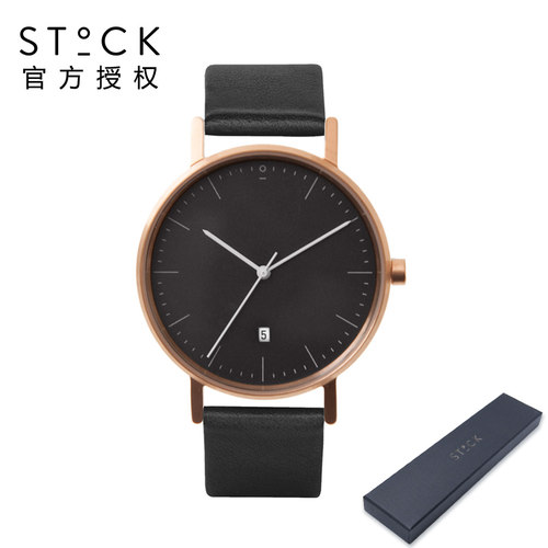 澳洲stock38mm极简复古风男表