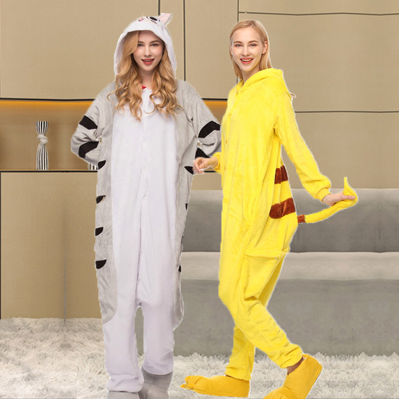 万圣节起司猫cos服幼儿园动物服装皮卡丘动漫角色扮演睡衣派对秋5