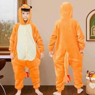 圣诞派对精灵宝可梦喷火龙衣服儿童玩偶服动漫cos幼儿园恐龙表演5