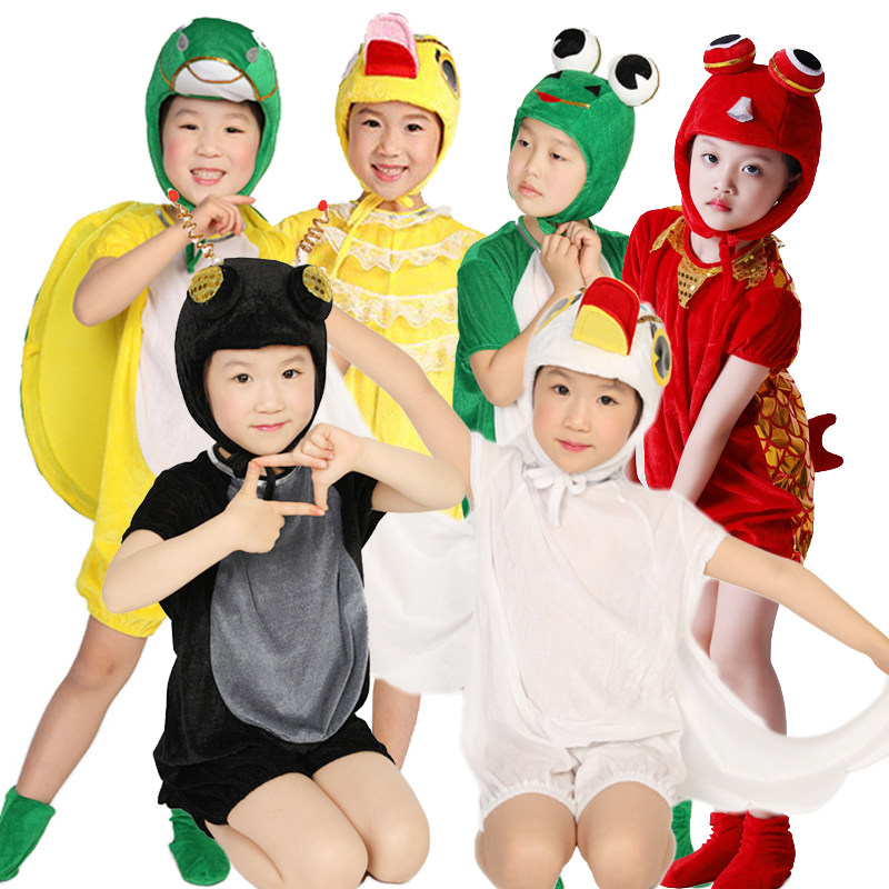 儿童节小蝌蚪找妈妈演出服短袖夏