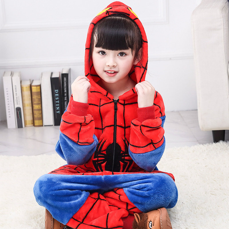 男童睡衣派对蜘蛛侠衣服幼儿园化妆舞会角色装扮亲子装运动会服装