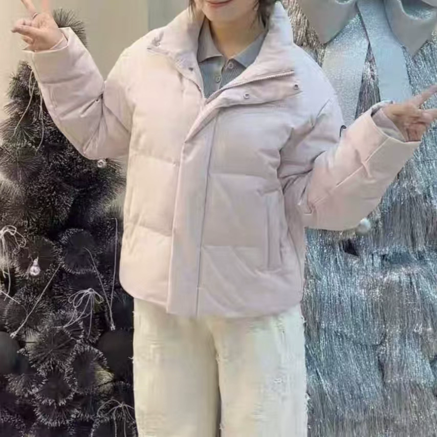 波家25冬季户外新款运动情侣短款防风保暖羽绒服男女B250246360