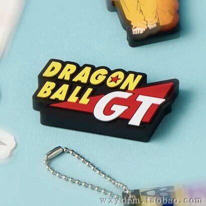 七龙珠正版周边 DRAGON BALL 龙珠GT 漫画logo 塑胶立牌 万代正品