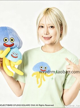 graniph 正品 国民级RPG游戏《勇者斗恶龙》史莱姆水母T恤 鸟山明