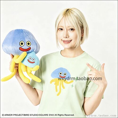 graniph 正品 国民级RPG游戏《勇者斗恶龙》史莱姆水母T恤 鸟山明