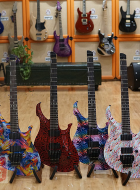 三度乐器 KOLOSS RENDER 铝合金琴体 彩绘夜光音点 新派电吉他