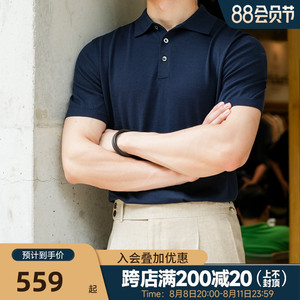 短袖体恤 The Engineer 鼎级长绒棉手工拼接多色T恤夏天男POLO衫