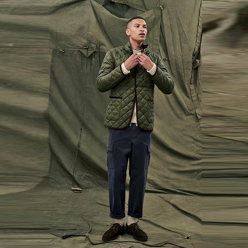 现货 英国Barbour x Engineered Garments超柔软绗缝多功能领夹克
