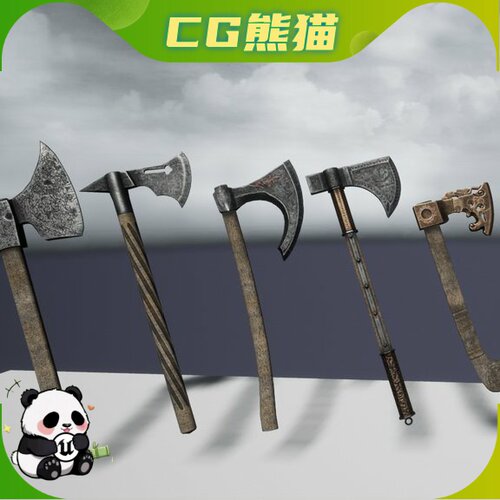 UE5虚幻4 Medieval Weapons Pack Vol.4  中世纪武器包