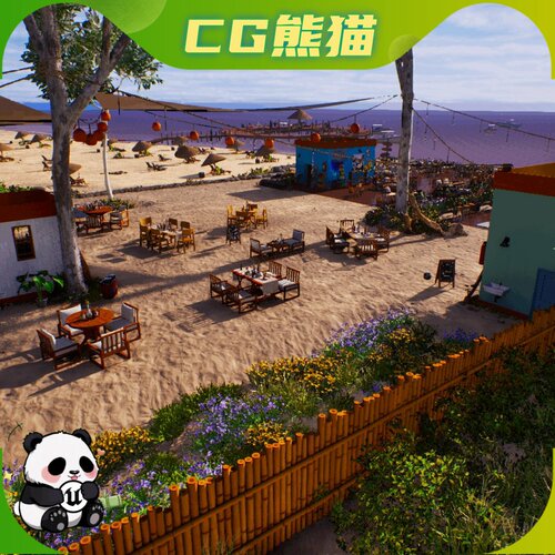 UE5.1-5.8 COASTAL RESTO BAY PREMIUM TROPICAL ENVIRONMENT