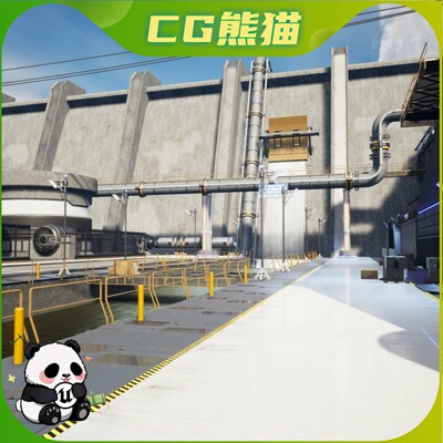 UE5虚幻5 Modular Sci-Fi Treatment Station Environment 科幻